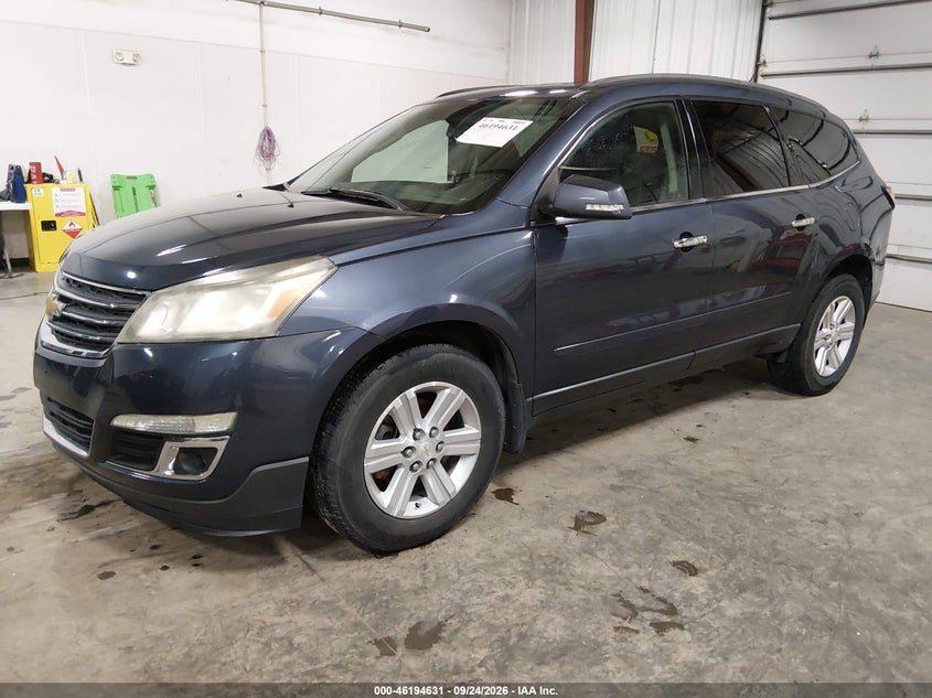 Vin: 1gnkvgkd2dj167969, lot: 46694514, chevrolet traverse 1lt 20132