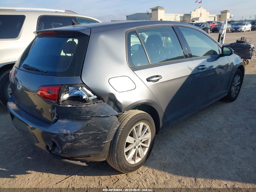 Vin: 3vw217au9hm070392, lot: 46694518, volkswagen golf tsi s 4-door/tsi se 4-door/tsi sel 4-door/tsi wolfsburg edition 4-door 20174
