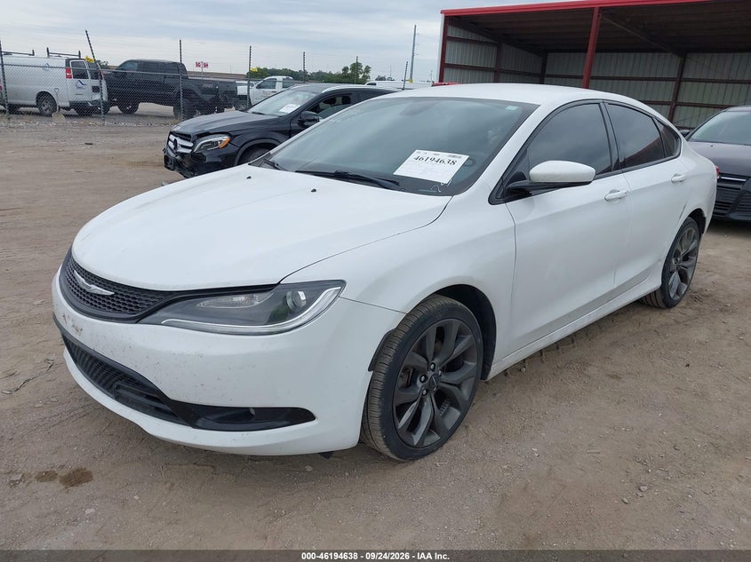 Vin: 1c3cccbgxgn138680, lot: 46694522, chrysler 200 s 20162
