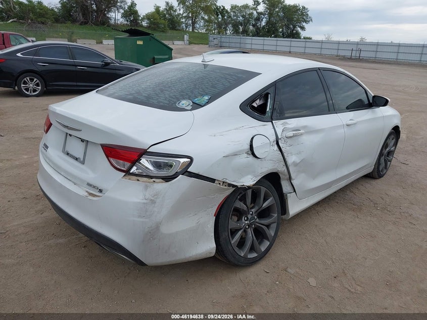 Vin: 1c3cccbgxgn138680, lot: 46694522, chrysler 200 s 20164