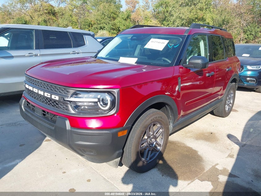 Vin: 3fmcr9bn4sre08869, lot: 46694532, ford bronco sport big bend 20252
