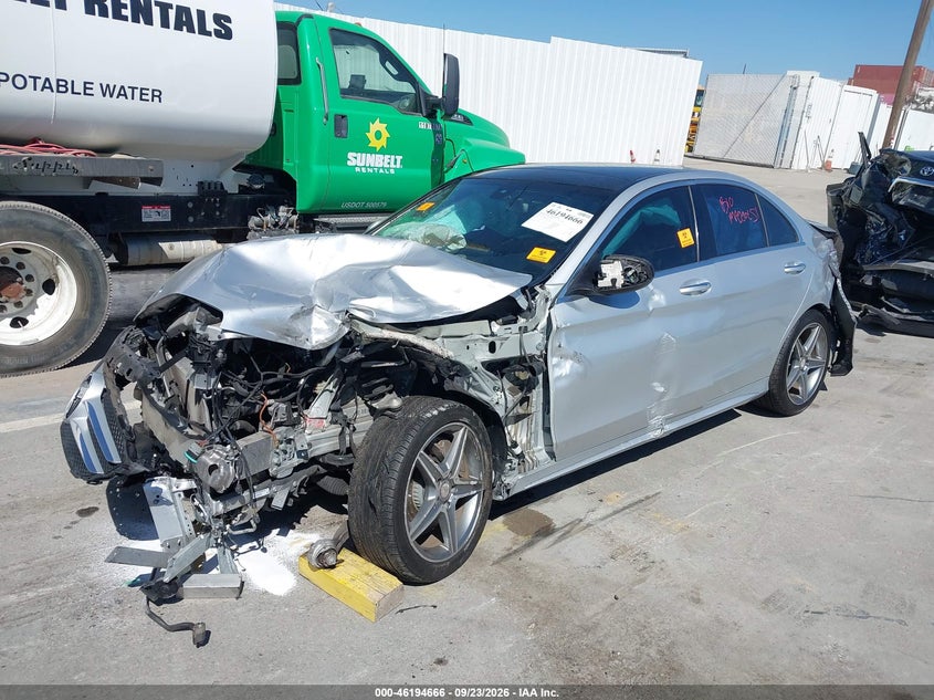 Vin: 55swf4jb9fu045429, lot: 46694550, mercedes-benz c-class c 300 sport 20152
