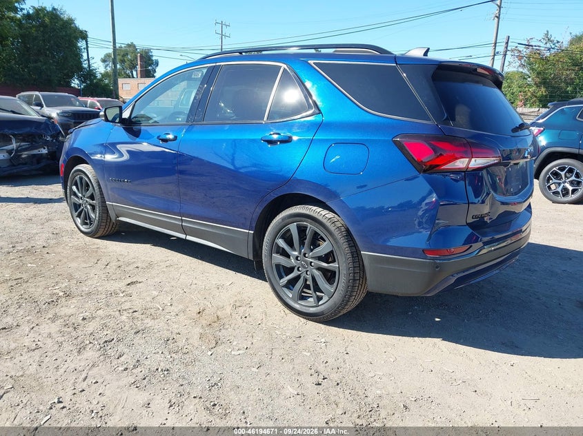 Vin: 3gnaxweg6ps117049, lot: 46694555, chevrolet equinox awd rs 20233