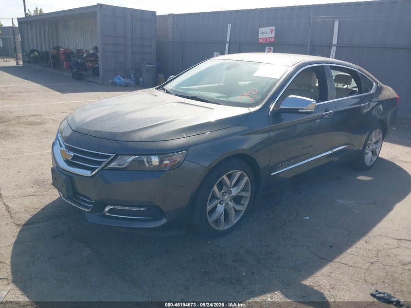 Vin: 2g1125s34j9165746, lot: 46694557, chevrolet impala 2lz 20182