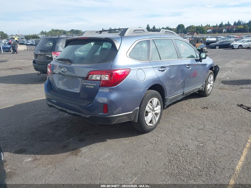 Vin: 4s4bsaac8g3252522, lot: 46694561, subaru outback 2.5i 20164