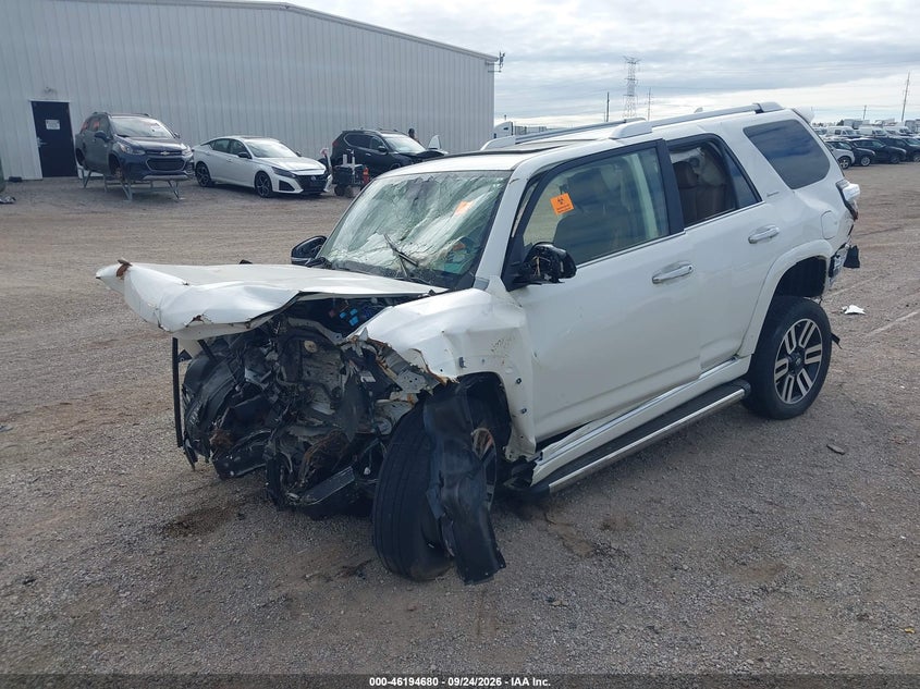 Vin: jtebu5jrxh5421306, lot: 46694564, toyota 4runner limited 20172