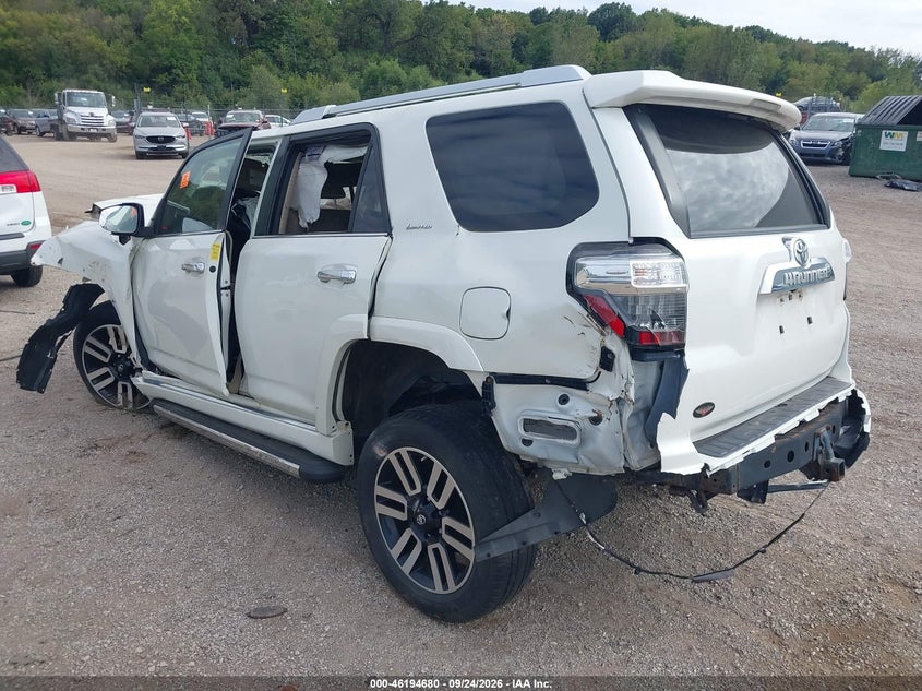 Vin: jtebu5jrxh5421306, lot: 46694564, toyota 4runner limited 20173