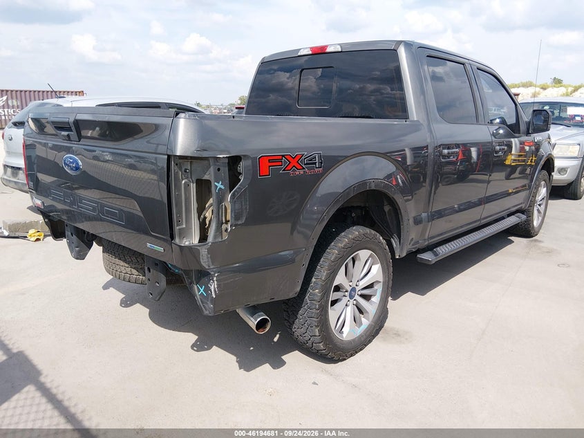 Vin: 1ftew1eg0jkf53995, lot: 46694565, ford f-150 xlt 20184