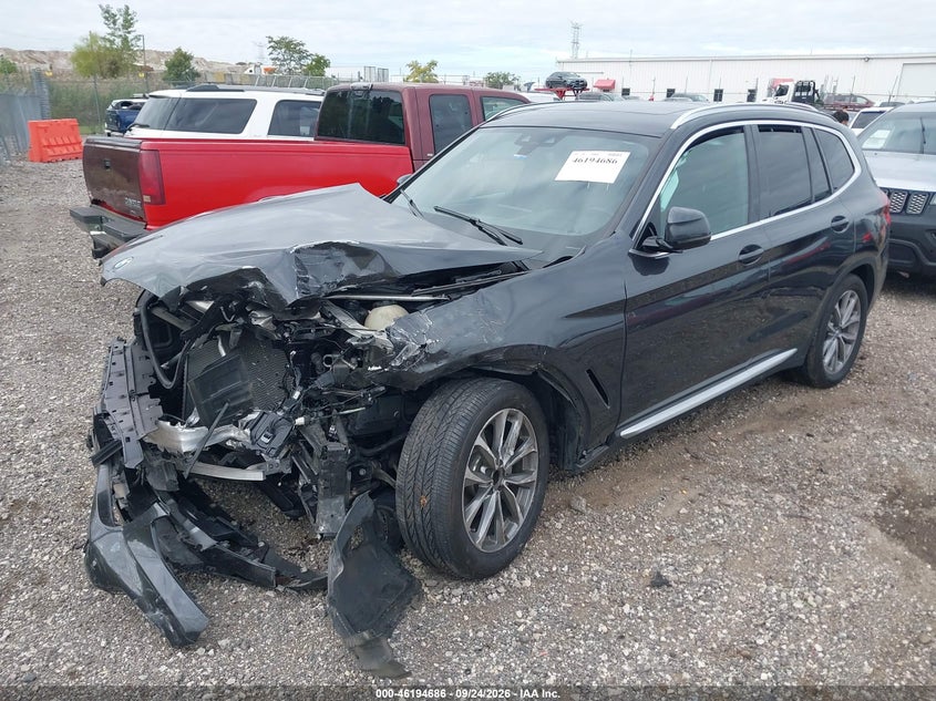Vin: 5uxtr9c55kle14182, lot: 46694570, bmw x3 xdrive30i 20192