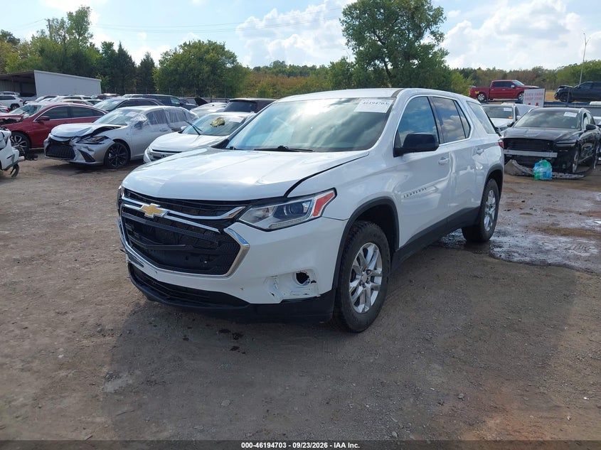 Vin: 1gnerfkwxmj150141, lot: 46694587, chevrolet traverse fwd ls 20212