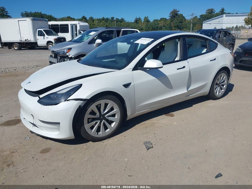 Vin: 5yj3e1ea4mf019261, lot: 46694603, tesla model 3 standard range plus rear-wheel drive 20212