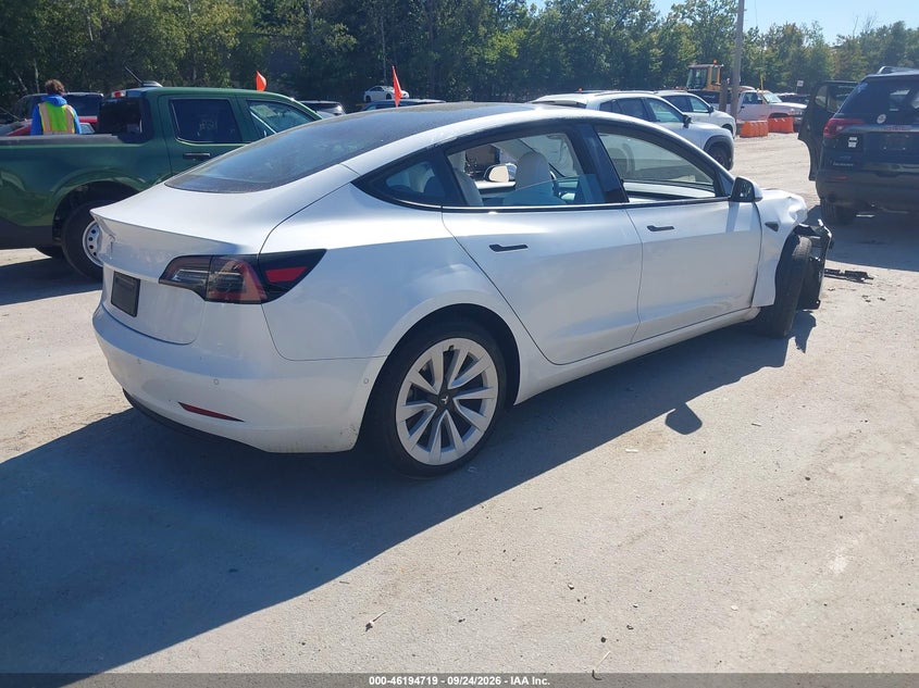 Vin: 5yj3e1ea4mf019261, lot: 46694603, tesla model 3 standard range plus rear-wheel drive 20214