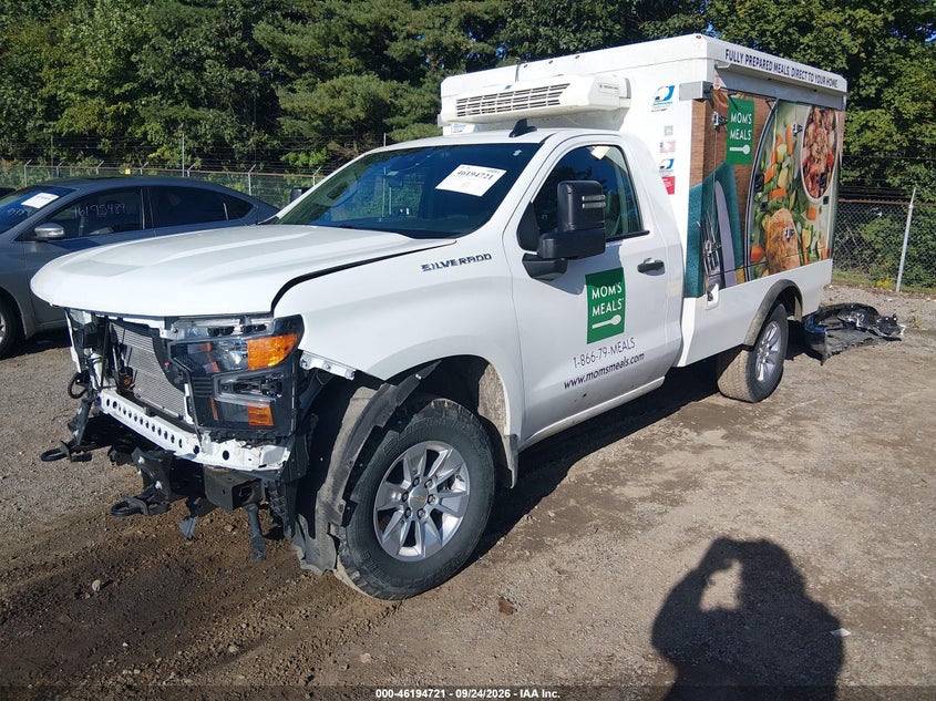 Vin: 3gcnkaed5sg329003, lot: 46694605, chevrolet silverado 1500 4wd  long bed wt 20252