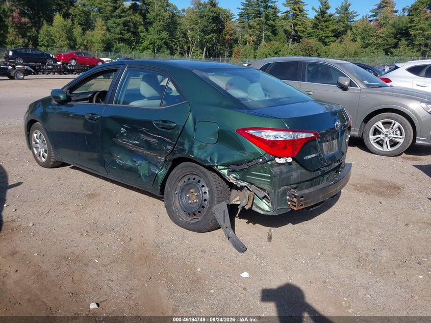 Vin: 2t1burhe8gc619141, lot: 46694633, toyota corolla le 20163