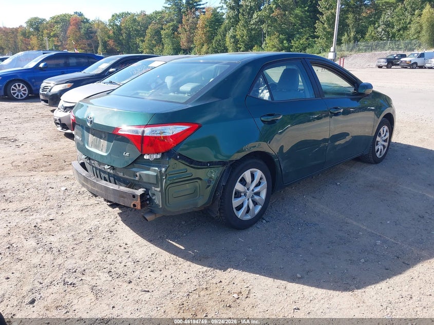 Vin: 2t1burhe8gc619141, lot: 46694633, toyota corolla le 20164