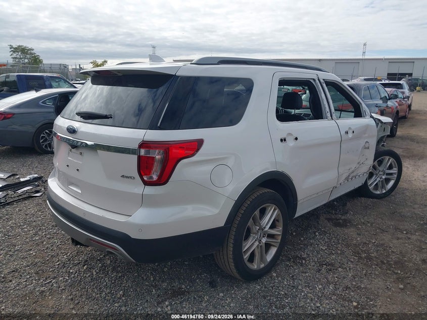 Vin: 1fm5k8d89hge09269, lot: 46694634, ford explorer xlt 20174