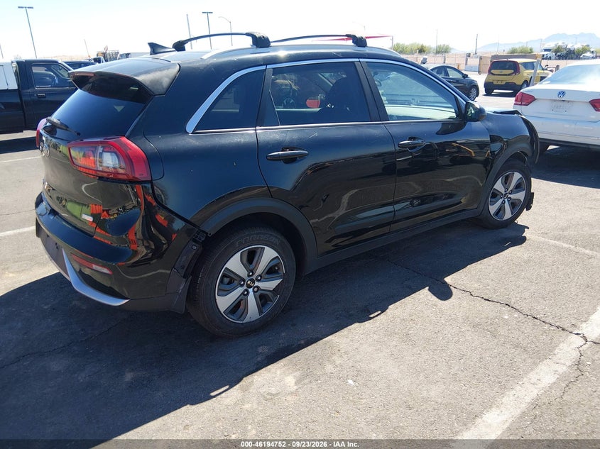 Vin: kndcb3lc1j5164733, lot: 46694635, kia niro lx 20184