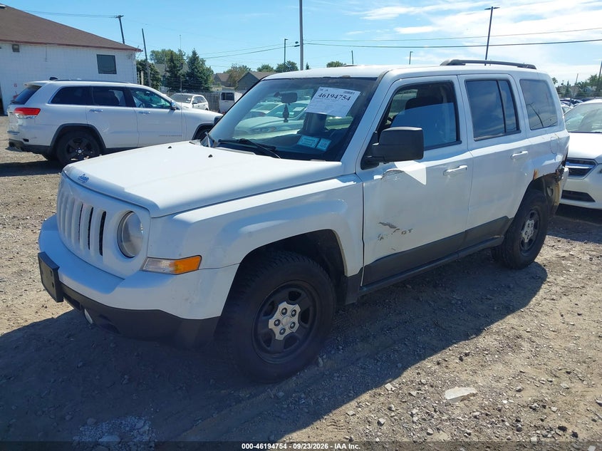 Vin: 1c4njrbb4fd393024, lot: 46694638, jeep patriot sport 20152