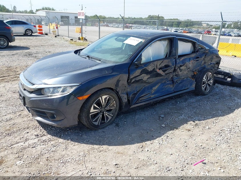 Vin: 19xfc1f36he013542, lot: 46694651, honda civic ex-t 20172