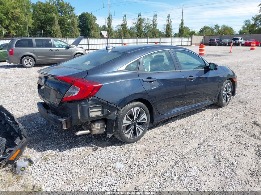 Vin: 19xfc1f36he013542, lot: 46694651, honda civic ex-t 20174