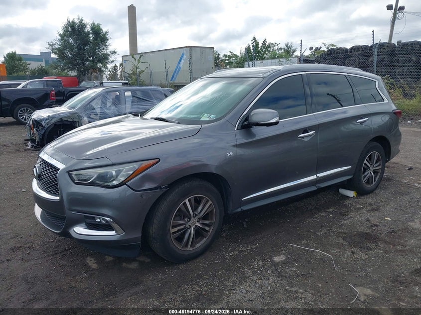 Vin: 5n1dl0mm6hc505195, lot: 46694660, infiniti qx60 20172