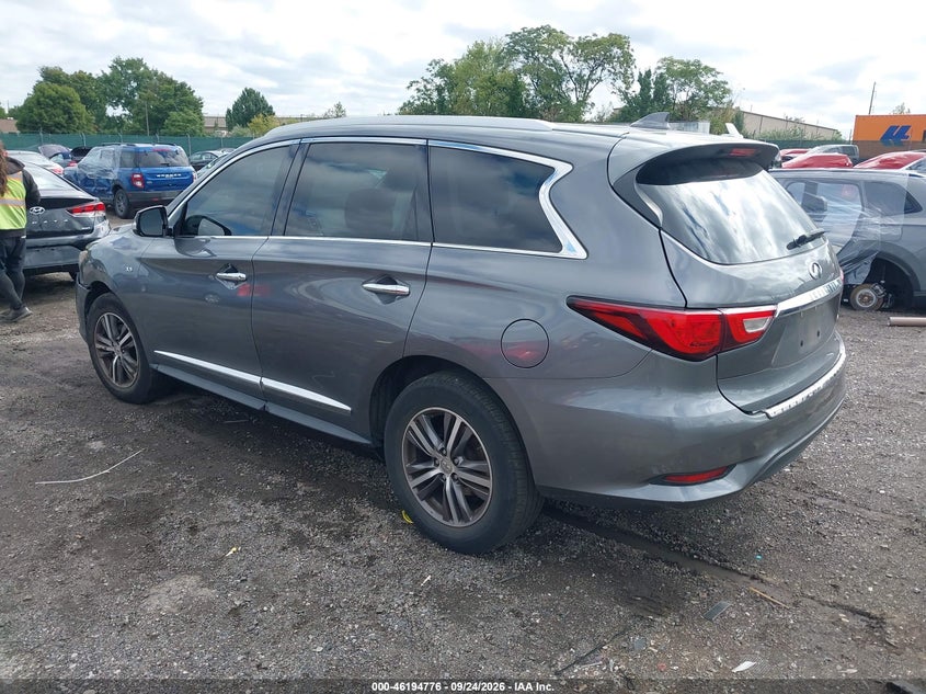 Vin: 5n1dl0mm6hc505195, lot: 46694660, infiniti qx60 20173