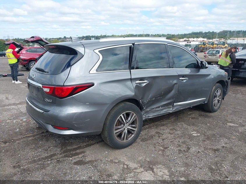 Vin: 5n1dl0mm6hc505195, lot: 46694660, infiniti qx60 20174