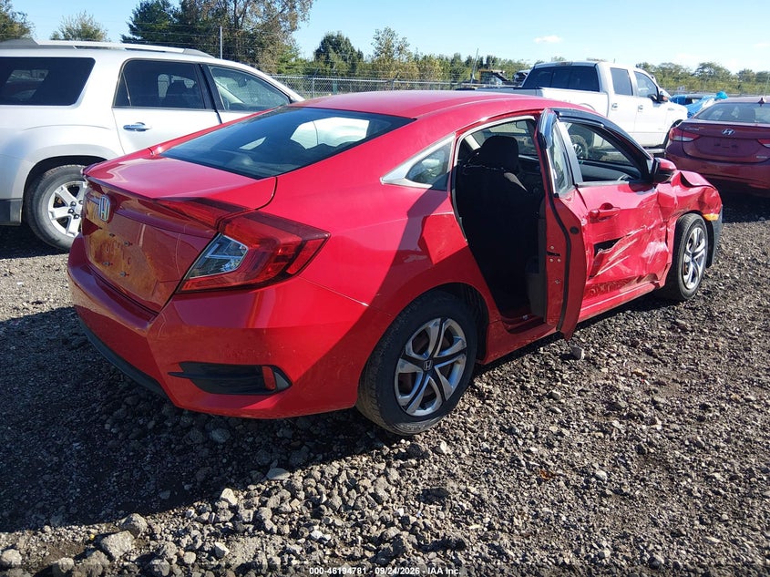 Vin: 2hgfc2f56gh550746, lot: 46694665, honda civic lx 20164