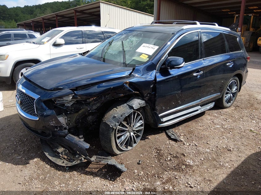 Vin: 5n1dl0mm9jc511157, lot: 46694678, infiniti qx60 20182