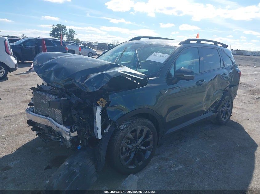 Vin: 5xyrkdlf4ng113413, lot: 46694691, kia sorento x-line sx prestige 20222