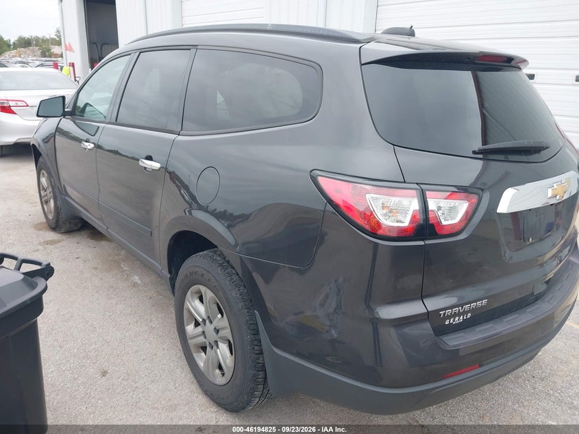 Vin: 1gnkrfed6hj112439, lot: 46694709, chevrolet traverse ls 20173