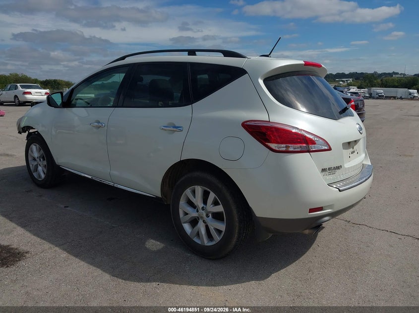 Vin: jn8az1mu0bw057235, lot: 46694735, nissan murano sl 20113