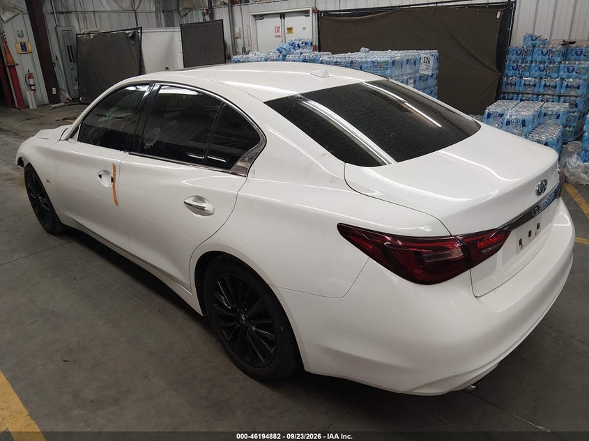 Vin: jn1ev7ap4jm357819, lot: 46694766, infiniti q50 3.0t luxe 20183