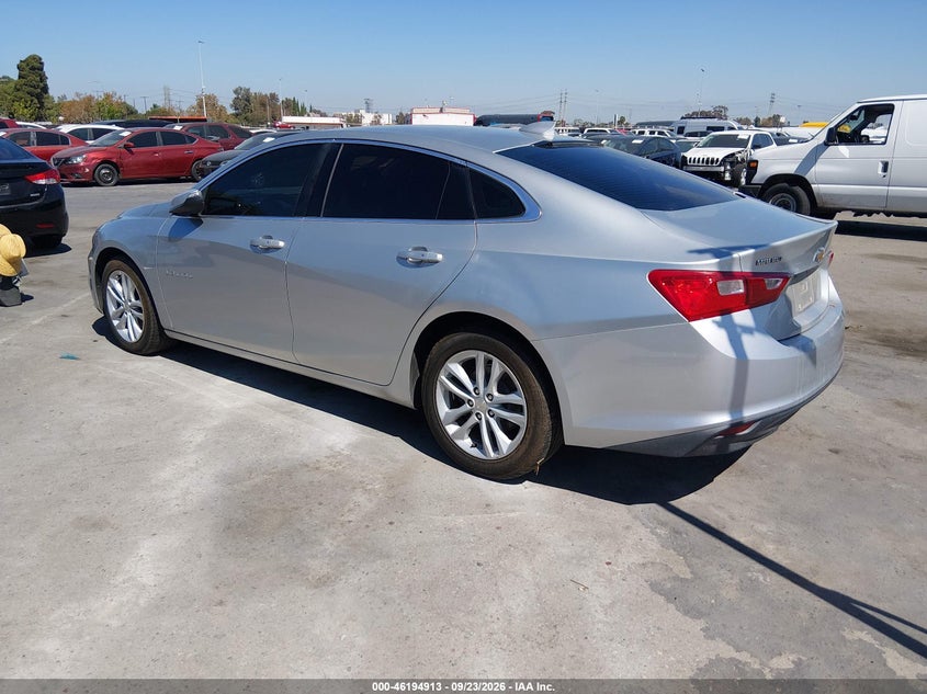 Vin: 1g1ze5st8gf180423, lot: 46694797, chevrolet malibu lt 20163