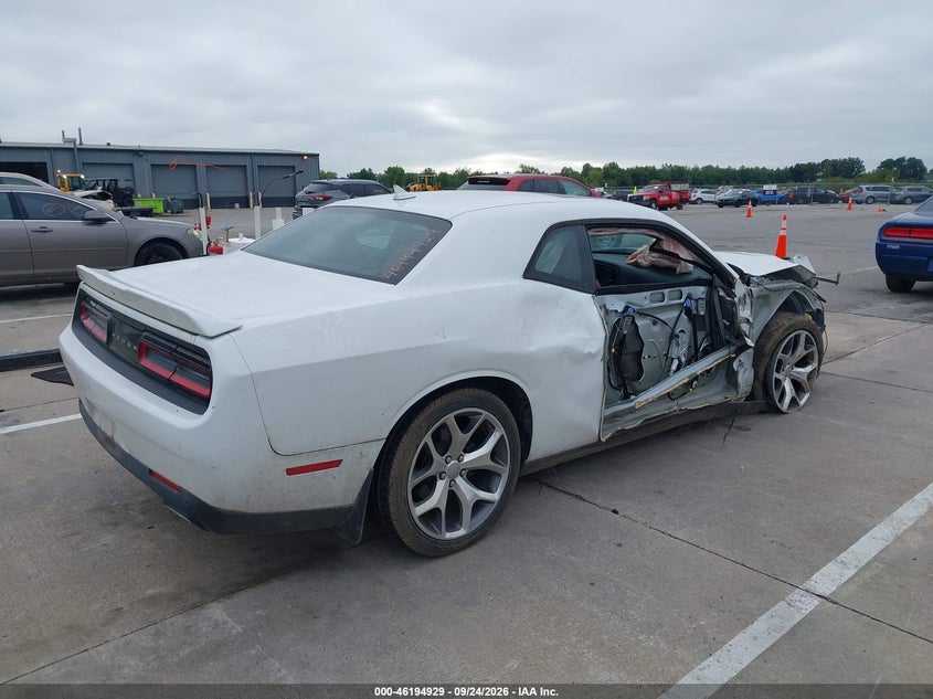 Vin: 2c3cdzag0gh250382, lot: 46694813, dodge challenger sxt plus 20164