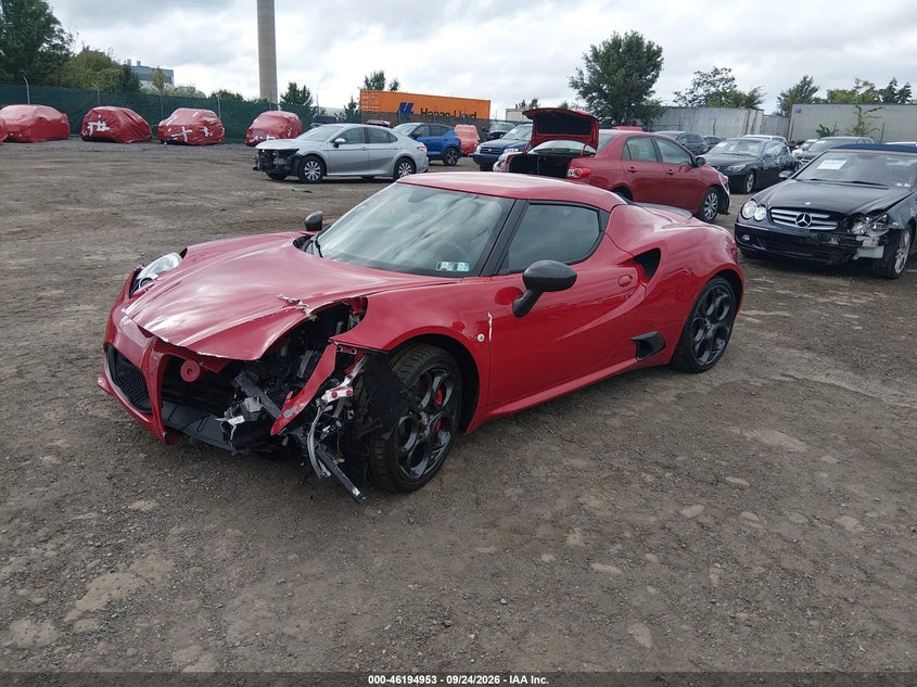 Vin: zarbaac47fm127636, lot: 46694837, alfa romeo 4c launch edition 20152