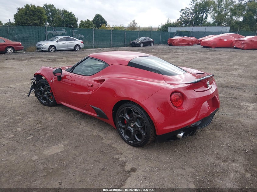 Vin: zarbaac47fm127636, lot: 46694837, alfa romeo 4c launch edition 20153