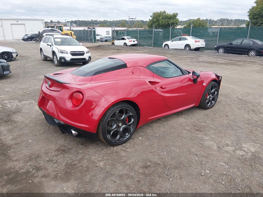 Vin: zarbaac47fm127636, lot: 46694837, alfa romeo 4c launch edition 20154