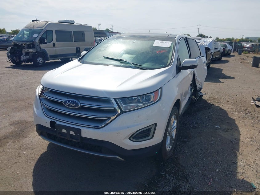Vin: 2fmpk3j9xjbc38196, lot: 46694839, ford edge sel 20182