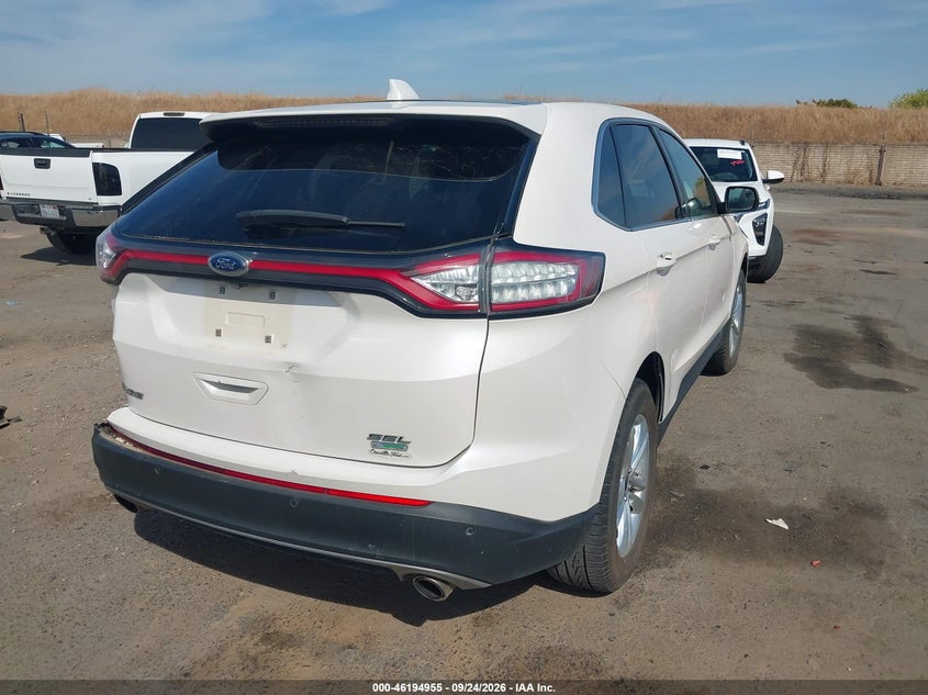 Vin: 2fmpk3j9xjbc38196, lot: 46694839, ford edge sel 20184