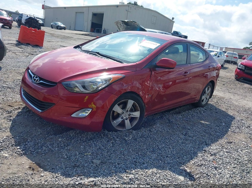 Vin: kmhdh4aexcu466295, lot: 46694853, hyundai elantra gls (ulsan plant) 20122
