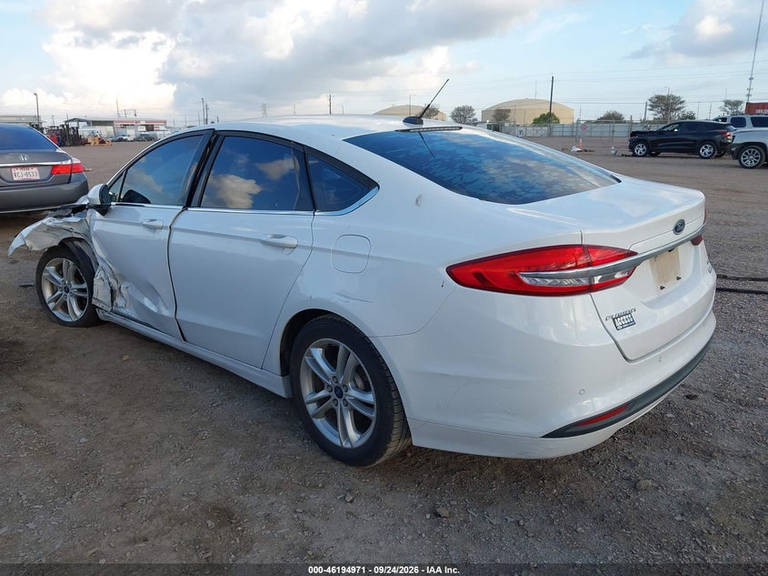 Vin: 3fa6p0hd4jr186212, lot: 46694854, ford fusion se 20183
