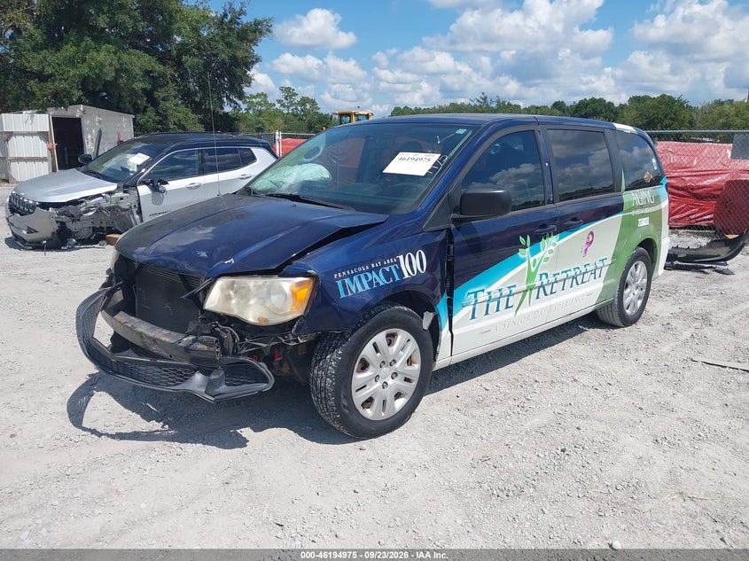 Vin: 2c4rdgbgxer194371, lot: 46694859, dodge grand caravan se 20142
