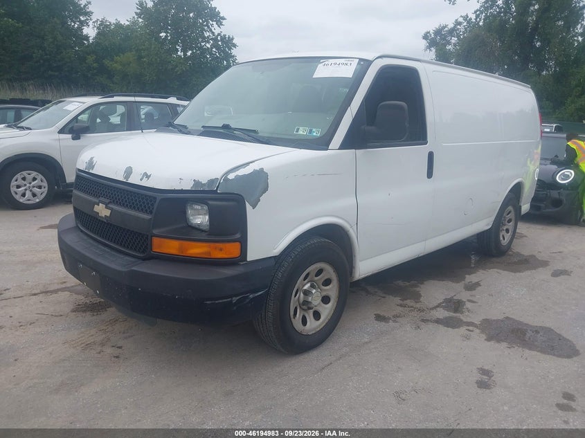 Vin: 1gcsgafx1b1137783, lot: 46694865, chevrolet express 1500 work van 20112