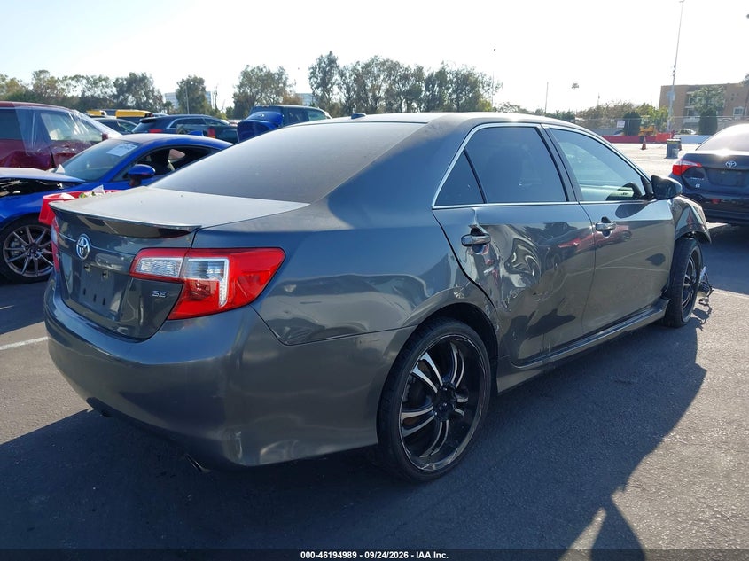 Vin: 4t1bf1fk3cu009760, lot: 46694873, toyota camry se 20124