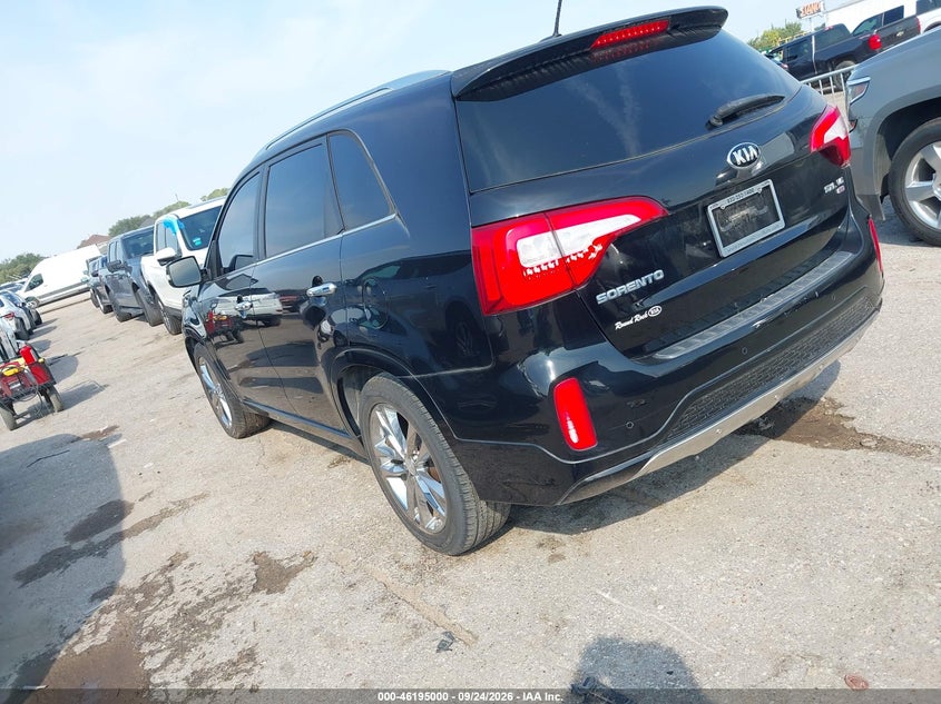 Vin: 5xykw4a79eg476033, lot: 46694885, kia sorento sx limited 20143