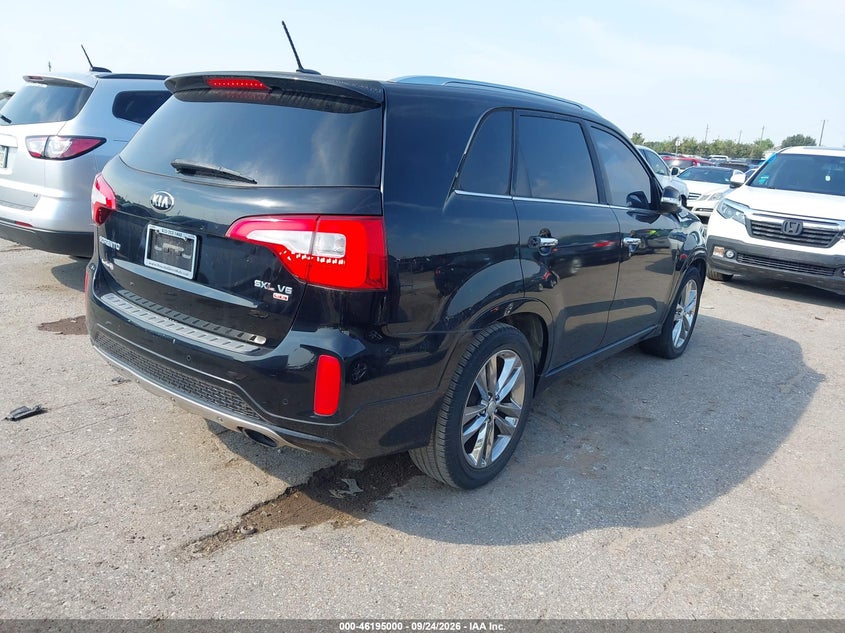 Vin: 5xykw4a79eg476033, lot: 46694885, kia sorento sx limited 20144