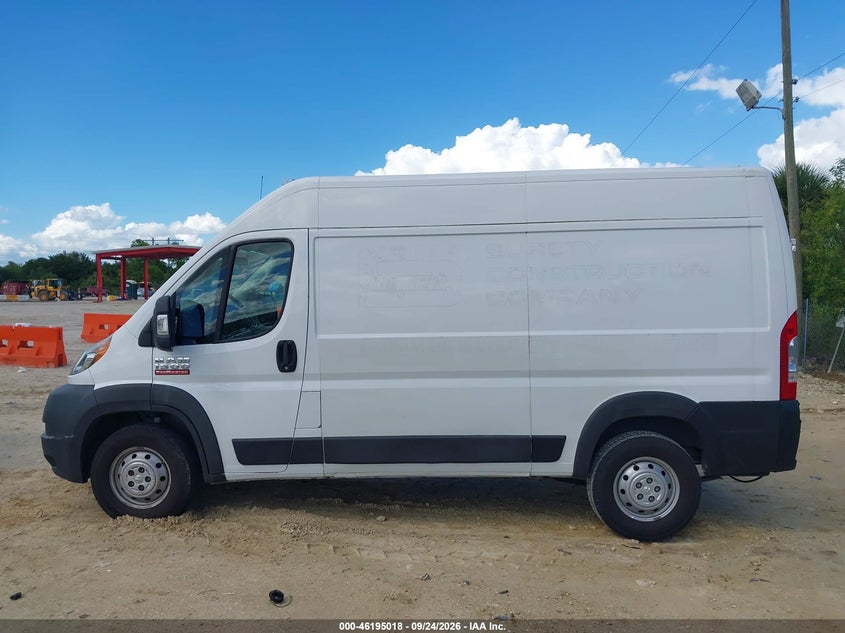 RAM PROMASTER 1500 2019 VIN 3C6TRVBG1KE549959