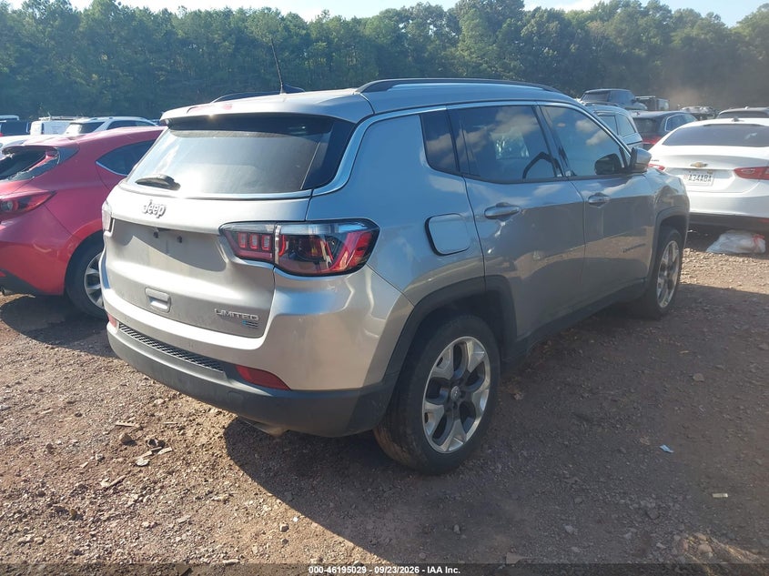 Vin: 3c4njccb0mt511508, lot: 46694913, jeep compass limited fwd 20214