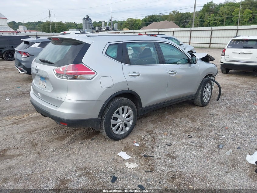 Vin: 5n1at2mv2fc909406, lot: 46694917, nissan rogue s 20154